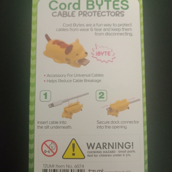 Tzumi Bytes Cable Protectors Lot of (3 Packs) - Picture 5 of 5